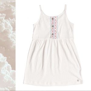 🌕 SOLD. 🥥 Roxy Reach-Up Above Embroidered Dress